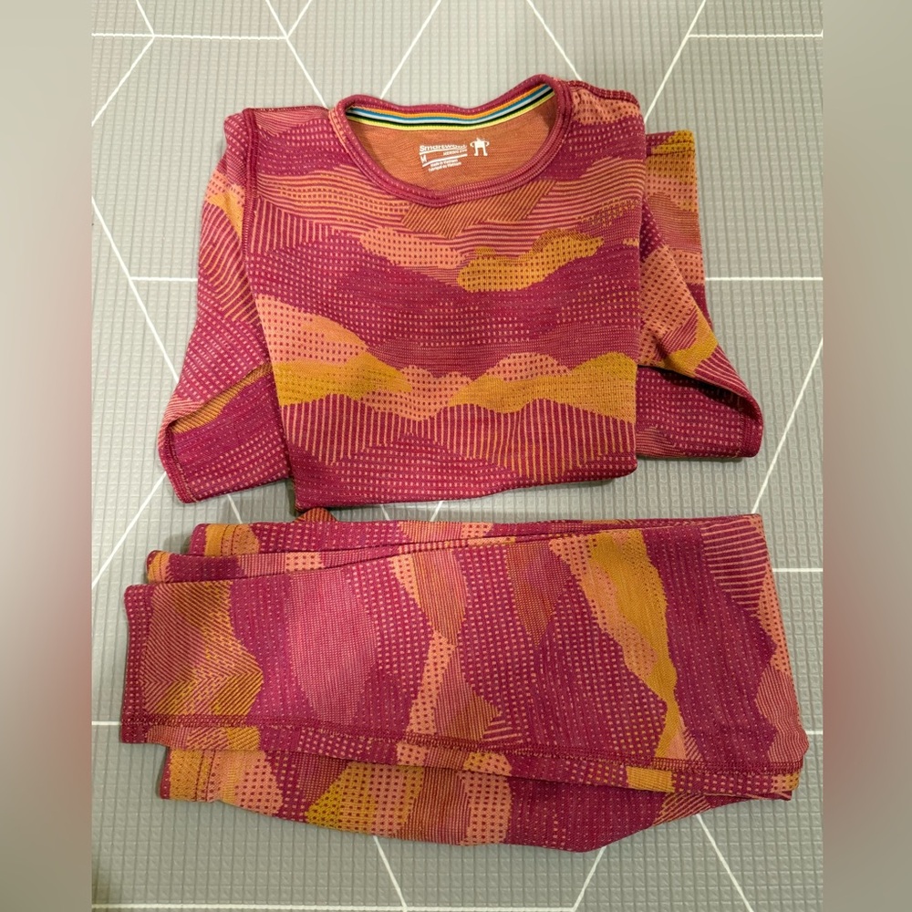 Smartwool Merino250 kids Sleeve Top and Pants Set